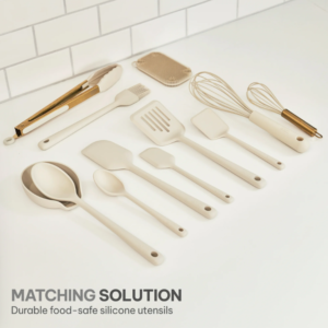 Thyme & Table 32-Piece Non-Stick Cookware & Bakeware Set, Taupe